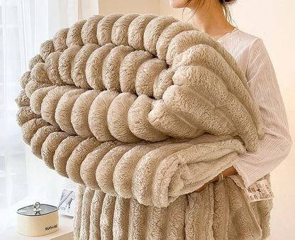 Luxury Blankets™ Faux Rabbit Fur Blanket